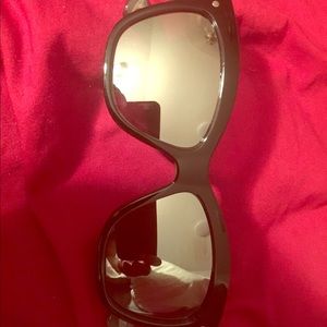 Reflective Betsey Johnson sunglasses
